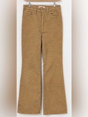 Levi's High-Rise Race Boot Corduroy Jeans in Camel Brown